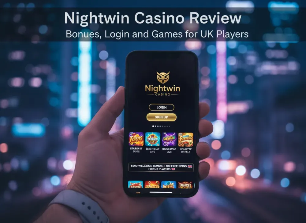 Nightwin Casino Review – Bonuses, Login and Games for UK Players